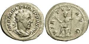 1 Antoninien Empire romain (27BC-395) Argent Philippe I (204-249)