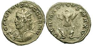 1 Antoninien Empire romain (27BC-395) Argent Gallien (218-268)