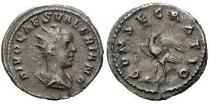 1 Antoninien Empire romain (27BC-395) Argent Valerian II (?-258)
