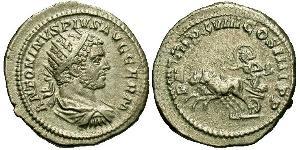 1 Antoninien Empire romain (27BC-395) Argent Caracalla (188-217)