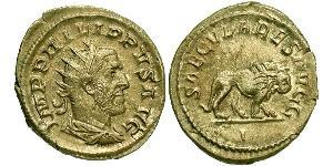 1 Antoninien Empire romain (27BC-395) Argent Philippe I (204-249)