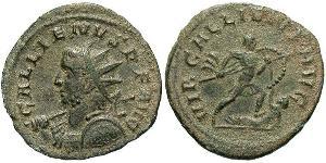1 Antoninien Empire romain (27BC-395) Argent Gallien (218-268)