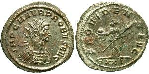 1 Antoninien Empire romain (27BC-395) Argent Probus (232-282)