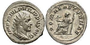1 Antoninien Empire romain (27BC-395) Argent Philippe I (204-249)