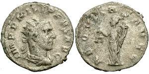 1 Antoninien Empire romain (27BC-395) Argent Philippe I (204-249)