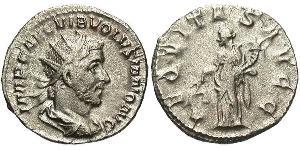 1 Antoninien Empire romain (27BC-395) Argent Volusien (235-253)