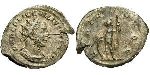 1 Antoninien Empire romain (27BC-395) Argent Gallien (218-268)