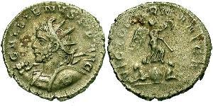 1 Antoninien Empire romain (27BC-395) Argent Gallien (218-268)