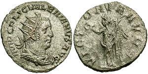 1 Antoninien Empire romain (27BC-395) Argent Valérien I (193-260)