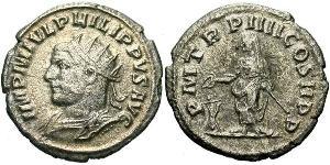 1 Antoninien Empire romain (27BC-395) Argent Philippe I (204-249)