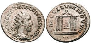 1 Antoninien Empire romain (27BC-395) Argent Trébonien Galle (206-253)