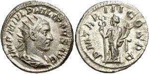 1 Antoninien Empire romain (27BC-395) Argent Philippe I (204-249)