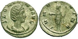 1 Antoninien Empire romain (27BC-395) Argent Salonina (?-268)