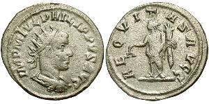 1 Antoninien Empire romain (27BC-395) Argent Philippe I (204-249)