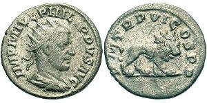 1 Antoninien Empire romain (27BC-395) Argent Philippe I (204-249)