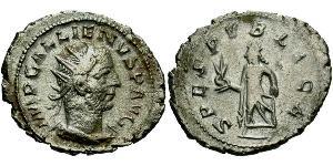 1 Antoninien Empire romain (27BC-395) Argent Gallien (218-268)