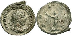 1 Antoninien Empire romain (27BC-395) Argent Gallien (218-268)
