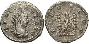1 Antoninien Empire romain (27BC-395) Argent Gallien (218-268)