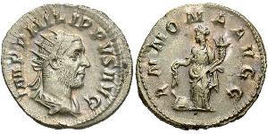 1 Antoninien Empire romain (27BC-395) Argent Philippe I (204-249)