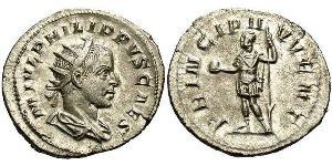 1 Antoninien Empire romain (27BC-395) Argent Philippe II (237-249)