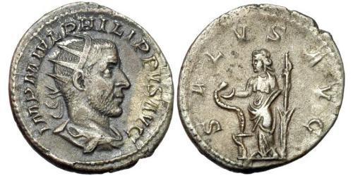 1 Antoninien Empire romain (27BC-395) Argent Philippe I (204-249)