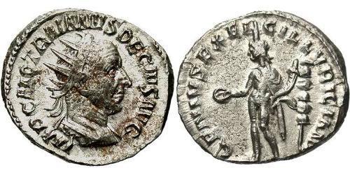 1 Antoninien Empire romain (27BC-395) Argent Trajan Dèce (201-251)