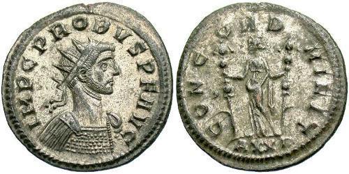 1 Antoninien Empire romain (27BC-395) Argent Probus (232-282)