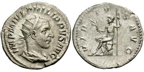 1 Antoninien Empire romain (27BC-395) Argent Philippe I (204-249)