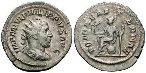 1 Antoninien Empire romain (27BC-395) Argent Philippe I (204-249)