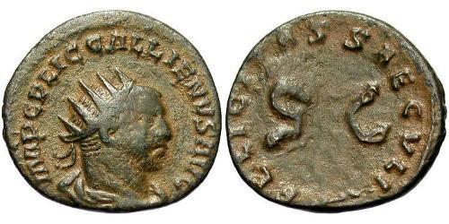 1 Antoninien Empire romain (27BC-395) Argent Gallien (218-268)