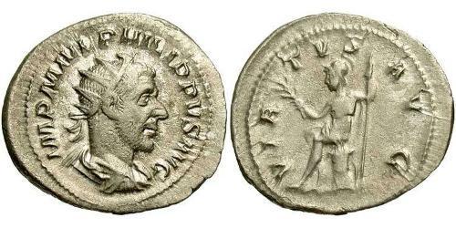 1 Antoninien Empire romain (27BC-395) Argent Philippe I (204-249)