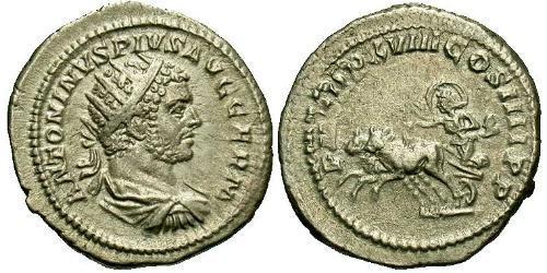 1 Antoninien Empire romain (27BC-395) Argent Caracalla (188-217)