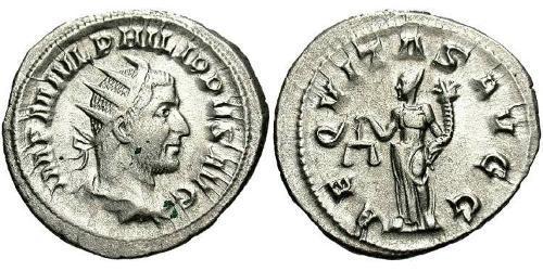 1 Antoninien Empire romain (27BC-395) Argent Philippe I (204-249)