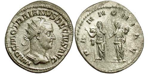 1 Antoninien Empire romain (27BC-395) Argent Trajan Dèce (201-251)