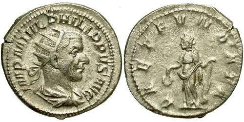 1 Antoninien Empire romain (27BC-395) Argent Philippe I (204-249)