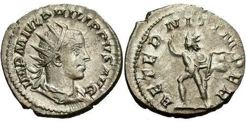 1 Antoninien Empire romain (27BC-395) Argent Philippe II (237-249)