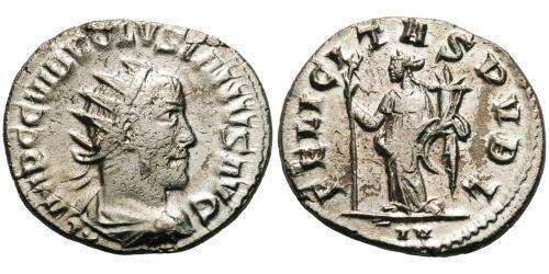 1 Antoninien Empire romain (27BC-395) Argent Volusien (235-253)