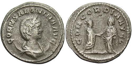 1 Antoninien Empire romain (27BC-395) Argent Salonina (?-268)