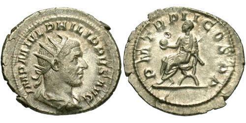 1 Antoninien Empire romain (27BC-395) Argent Philippe I (204-249)