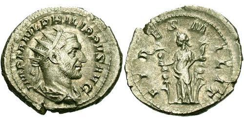 1 Antoninien Empire romain (27BC-395) Argent Philippe I (204-249)