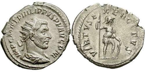 1 Antoninien Empire romain (27BC-395) Argent Philippe I (204-249)
