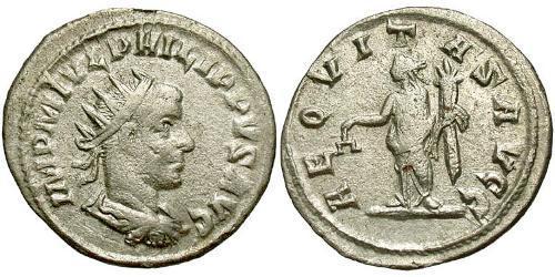 1 Antoninien Empire romain (27BC-395) Argent Philippe I (204-249)