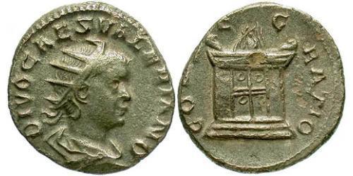 1 Antoninien Empire romain (27BC-395) Argent Valerian II (?-258)