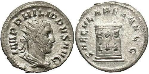 1 Antoninien Empire romain (27BC-395) Argent Philippe I (204-249)