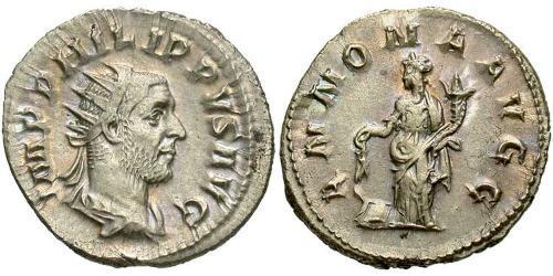 1 Antoninien Empire romain (27BC-395) Argent Philippe I (204-249)