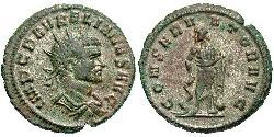 1 Antoninien Empire romain (27BC-395) Argent/Cuivre Aurélien (215-275)
