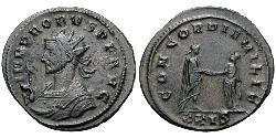 1 Antoninien Empire romain (27BC-395) Argent/Cuivre Probus (232-282)