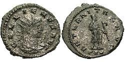 1 Antoninien Empire romain (27BC-395) Argent/Cuivre Gallien (218-268)