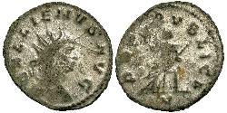 1 Antoninien Empire romain (27BC-395) Argent/Cuivre Gallien (218-268)