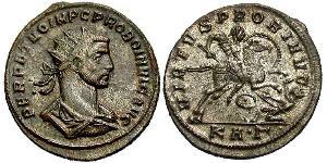 1 Antoninien Empire romain (27BC-395) Argent/Cuivre Probus (232-282)
